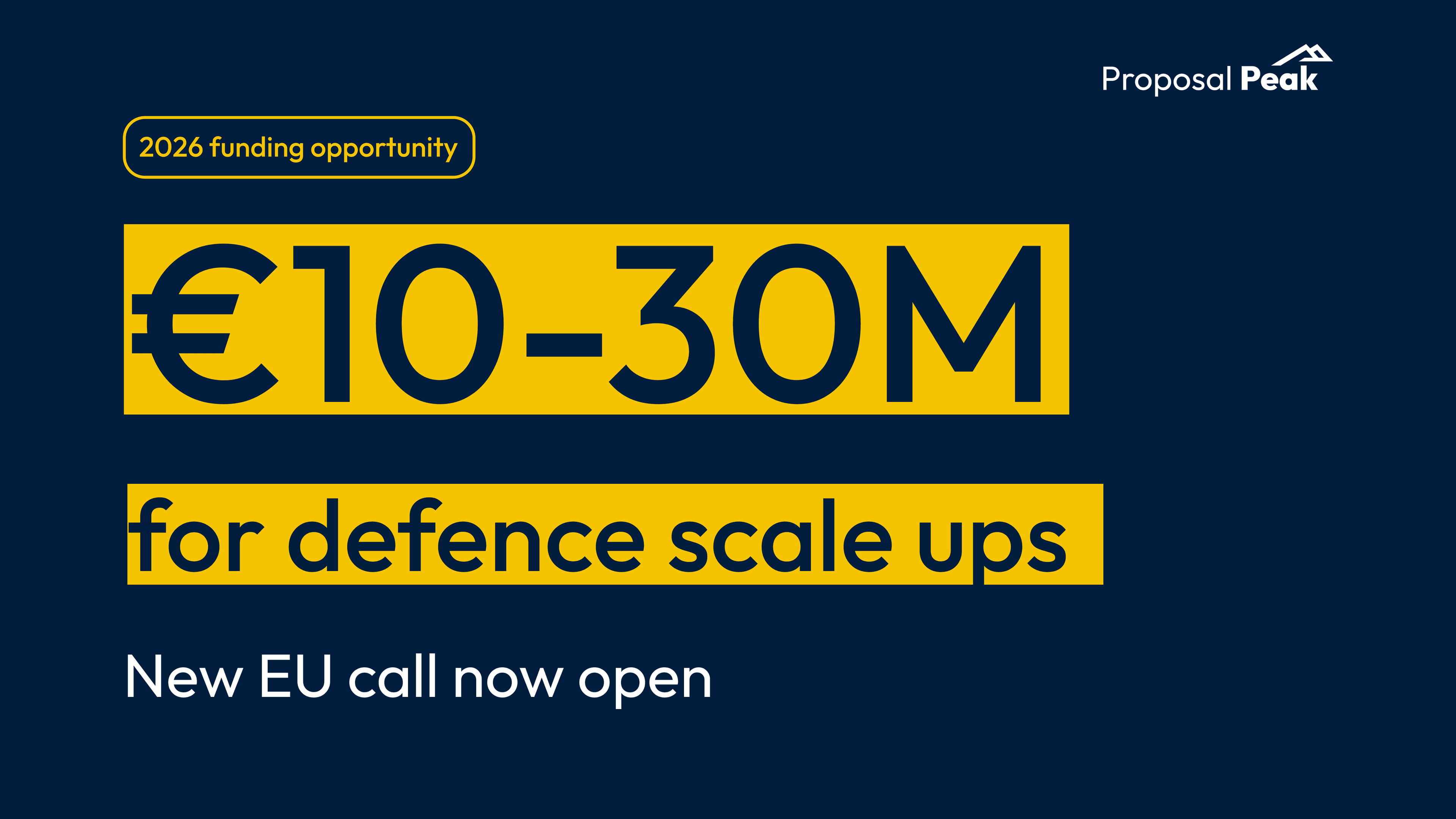 EIC STEP Scale Up Defence 2026: Mida ettevõtted peaksid enne taotlemist kontrollima